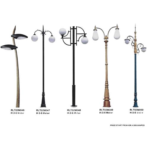 TIANG LAMPU TAMAN ( custom )